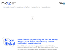Tablet Screenshot of micon-global.com